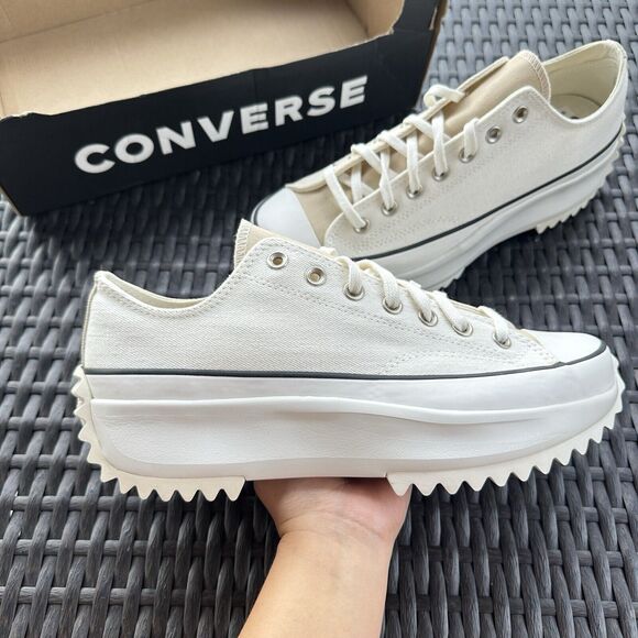 Converse Run Star Hike Low Summer White Denim Men\'s Shoes 171895C
